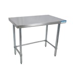 image of BK Resources CVTOB-3030 30" Stainless Steel Top - 35" Work Table