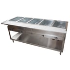 image of BK Resources STESW-5-240 72"  Electric Steam Table, (5) Pan Sealed Wells