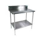 image of BK Resources SVTR5-4830 48" Stainless Steel Top 40" - Work Table