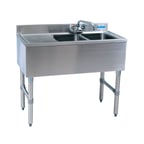 image of BK Resources UB4-18-236LS 36" Underbar Sink Units