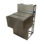 image of BK Resources UBDW-21-IB48 Underbar Ice Bin / Cocktail Unit, 167 lbs Capacity