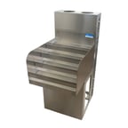 image of BK Resources UBDW-21-LD12 12"W Underbar Liquor Bottle Display Unit, (13) bottle capacity