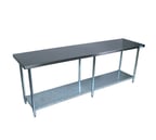 image of BK Resources VTT-9630 96" Stainless Steel Top 85" - Work Table