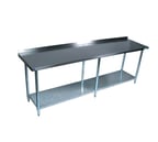 image of BK Resources VTTR-1896 96" Stainless Steel Top 85" - Work Table