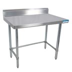 image of BK Resources VTTR5OB-7230 72" Stainless Steel Top 63" - Work Table