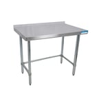 image of BK Resources VTTROB-9630 96" Stainless Steel Top 85" - Work Table