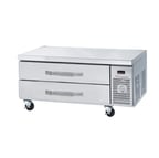 image of Blue Air BACB48-HC 48" 2 Drawers Refrigerated Chef Base w/ Stainless Steel Flat Top