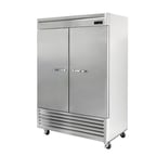 image of Blue Air BSF49-HC 54" Two Section Reach-In Freezer w/ 2 Solid Doors, Bottom Mount, 49 cu. ft.