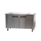image of Bison Refrig BUF-60 60" 2-Section Undercounter Freezer w/ 2 Doors, 17.9 cu. ft.