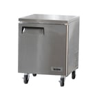 image of Bison Refrigeration BUR-27 27" One Section Undercounter Refrigerator w/ 1 Door, 6.5 cu. ft.