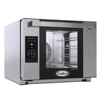 image of Cadco XAFT-04HS-TD Single-Deck Half Size Electric Convection Oven w/ Digital Controls, Half-Size, 4 Shelves