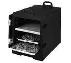 image of Cambro 1826MTC615 Insulated Food Pan Carrier w/ 6 Pan Capacity, Charcoal Gray - Camcarrier® 