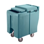 image of Cambro ICS175L401 Plastic Mobile Ice Bin / Ice Caddy, 175 lb, Slate Blue