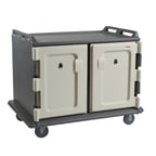 image of Cambro MDC1418S20191 Granite Gray 20 Tray Insulated Meal Delivery Cart