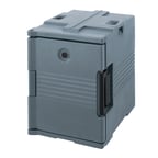 image of Cambro UPC400191 Ultra Pan Carrier® Front Loading Insulated Food Pan Carrier w/ 6 Pan Capacity, Granite Gray