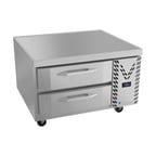 image of Victory CBR36HC-1 36" 2 Drawers Refrigerated Chef Base, Flat Top 5.64 cu. ft.