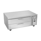 image of Victory CBR52HC 52" 2 Drawers Refrigerated Chef Base, Marine Edge Top, 9.6 cu. ft.
