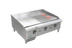 image of Comstock-Castle CCEGG36 36" Countertop Gas Griddle with Manual Controls, 5/8" Steel Plate, 90.000 BTU