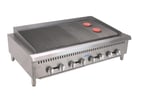image of Comstock-Castle CCHRB48 48" Countertop Gas Radiant Charbroiler w/ (8) Burners, 160.000 BTU