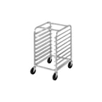 image of Channel 431A 6 Pan Aluminum Under-Counter Sheet / Bun Pan Rack - Standard Heavy-Duty Series