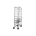 image of Channel 518AP End Load Aluminum Platter Rack w/ 12 Shelf Capaciy