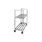 image of Channel BBT-5420-2 Aluminum Two Shelf Banquet / Utility Cart - 54" x 20" x 67.5"