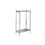 image of Channel DR2460-2 NSF All-Welded 2 Shelf Aluminum Dunnage Shelving - 60" x 24" x 64"