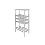 image of Channel ED2448-4 NSF All-Welded 4 Shelf Aluminum Dunnage Shelving - 48" x 24" x 64"