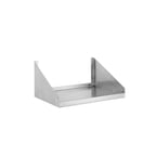 image of Channel MWS2424 Stainless Steel Wall-Mounted Microwave Shelf - 24" x 24"