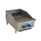 image of Comstock-Castle 3218MG 18" Countertop Gas Griddle with Manual Control, 1" Steel Plate, 36.000 BTU