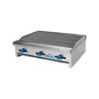image of Comstock-Castle 3236RB 36" Countertop Gas Radiant Charbroiler w/ (3) Burners, 90.000 BTU
