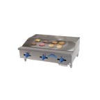 image of Comstock-Castle 3272MG 72" Countertop Gas Griddle with Manual Controls, 1" Steel Plate, 150.000 BTU