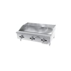 image of Comstock-Castle 3836MG 36" Countertop Gas Griddle with Manual Controls, 3/4" Steel Plate, 90.000 BTU