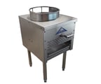 image of Comstock-Castle CS-WOK-1 Gas Wok Range w/ (1) Bowl, Jet Burner, 13" Wok Ring, Knee "L" Lever Controls, 95.000 BTU