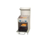 image of Comstock-Castle F318-24B 24" Gas Restaurant Range w/ 24" Full Raised Griddle, (1) Space Saver Oven, 55.000 BTU