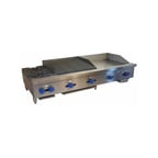 image of Comstock-Castle FHP48-18T-1.5RB 48" Countertop Hotplate/Griddle/Charbroiler Combos, 134.000 BTU