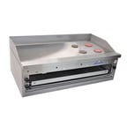image of Comstock-Castle FHP48-48B 48" Countertop Gas Griddle/Cheesemelter Broiler Combos, 90.000 BTU