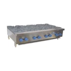 image of Comstock-Castle FHP48 48" Countertop Gas Hotplate with (8) Burners, Manual Controls, 192.000 BTU