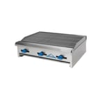 image of Comstock-Castle FHP60-5RB 60" Countertop Gas Radiant Charbroiler w/ (5) Burners, 125.000 BTU