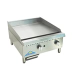 image of Comstock-Castle HG36T-1-C 36" Countertop Thermostatic Gas Griddle with Chrome Plated