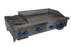 image of Comstock-Castle 3248OB 48" Countertop Gas Hotplate with (8) Burners, Manual Controls, 192.000 BTU