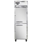 image of Continental Refrigerator 1FNPTHD 26" One Section Pass-Thru Freezer w/ 4 Half Solid Doors, 21 cu. ft.