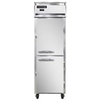 image of Continental Refrigerator 1FNSSPTHD 26" One Section Pass-Thru Freezer w/ 4 Half Solid Doors, All Stainless Steel, 21 cu. ft.