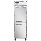 image of Continental Refrigerator 1FSNSSHD 26" One Section Reach-In Freezer w/ 2 Half Solid Doors, All Stainless Steel, 16 cu. ft.