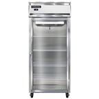 image of Continental Refrigerator 1FXSNSSGD 36" One Section Reach-In Freezer w/ Glass Door, All Stainless Steel, 26 cu. ft.
