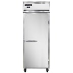image of Continental Refrigerator 1REN 28.5" One Section Reach-In Refrigerator w/ Solid Door, Stainless Steel Front Aluminum Exterior, 21 cu. ft.