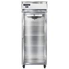 image of Continental 1RENSAGD 28.5" One Section Reach-In Refrigerator w/ Glass Door, Stainless Steel Exterior, 21 cu. ft.
