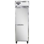 image of Continental Refrigerator 1RNSSPT 26" One Section Pass-Thru Refrigerator w/ 2 Solid Doors, All Stainless Steel, 21 cu. ft. 