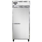 image of Continental Refrigerator 1RXNPT 36" One Section Pass-Thru Refrigerator w/ 2 Solid Doors, Stainless Steel Front Aluminum Ends, 30 cu. ft. 