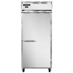 image of Continental 1RXSNSA 36" One Section Reach-In Refrigerator w/ Solid Door, Stainless Steel Exterior, 26 cu. ft.